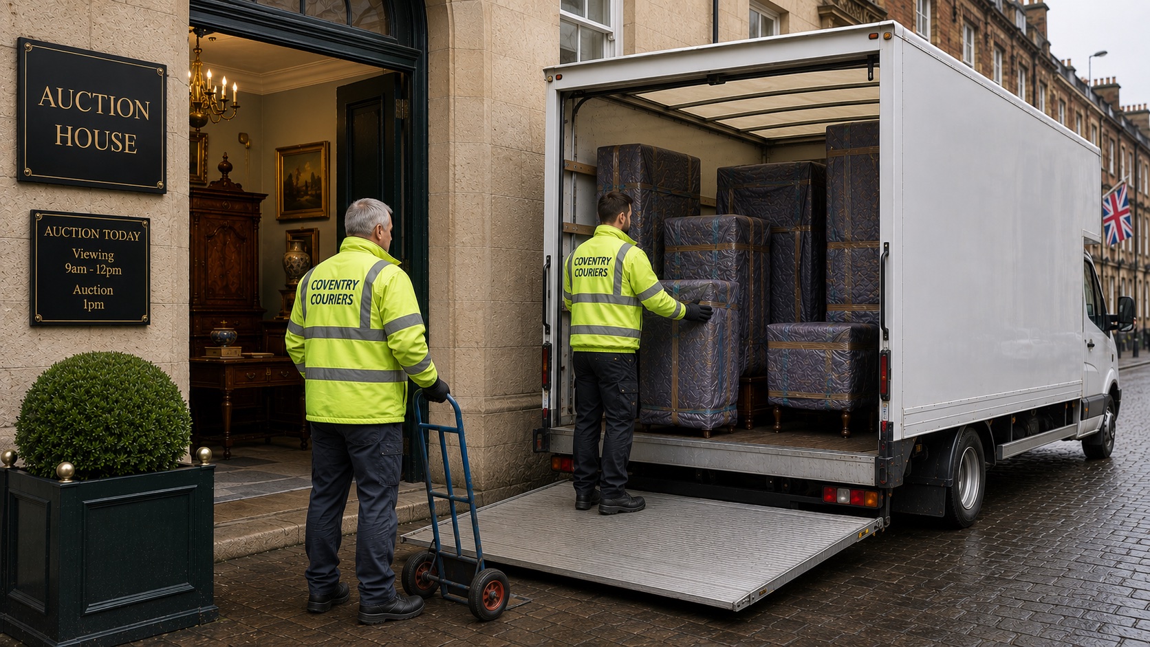 Antique furniture courier in Coventry