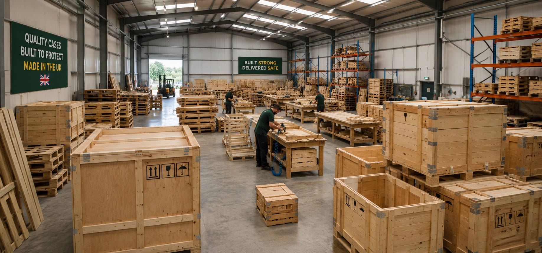 Custom Made Wooden Shipping Cases and Crates in Coventry